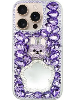Vivid Diamond Case Mirror Θήκη για Apple iPhone 16 Pro Purple