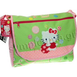 Τσάντα ταχυδρόμου Playful Hello Kitty λαχανί 15824