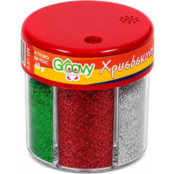 Glitter πούδρα 6/χρώματα 60gr Groovy
