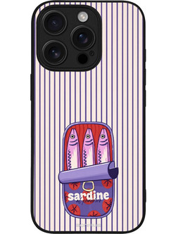 Sonique Stripe Stories Series Θήκη με Σχέδιο «Sardine» (iPhone 16 Pro)