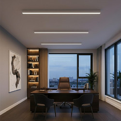 ORION KLV-101-0363-V2 Γραμμικό Φωτιστικό Οροφής LED 72W 7200lm 120 AC 220-240V IP20 Ρυθμιζόμενο Λευκό CCT με Χειριστήριο από 2700K έως 6000K Dimmable - Lumileds SMD Chip - Λευκό Ματ - Μ120 x Π5 x Υ7.5