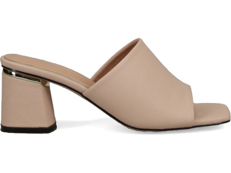 Μπεζ mule πέδιλο