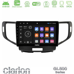 Clarion GL500 Series Honda Accord 2008-2015 Ηχοσύστημα Αυτοκινήτου 2 DIN 9" με GPS U-GL5-HD1013