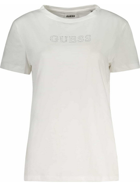 GUESS JEANS SHORT SLEEVE T-SHIRT WOMEN WHITE Λευκό