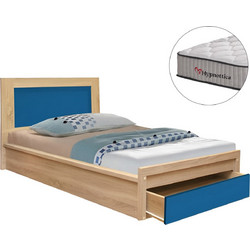 ΚΡΕΒΑΤΙ ΠΑΙΔΙΚΟ ΜΕ ΣΥΡΤΑΡΙ PLAYROOM HM10752.01 ΜΕΛΑΜΙΝΗ SONAMA/ΣΙΕΛ-ΣΤΡΩΜΑ 90x190εκ