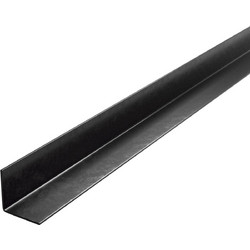 AMIG γωνιά 25x25-1m αλουμινίου ματ μαύρη 25003