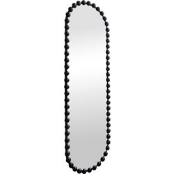 Καθρέπτης Myrtus Μαύρο Μέταλλο 40x2,5x160