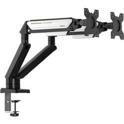 ANDA SEAT Monitor ARM / Stand A6D-2S Black White Dual, Weight Capacity (per Screen) 2-9kg