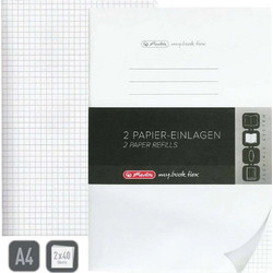 Herlitz Σημειωματάριο Α4 40 Φύλλων Γκρι 50034086