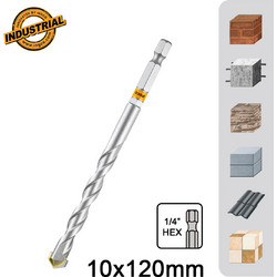 ΔΙΑΜΑΝΤΟΤΡΥΠΑΝΟ 10x120mm 1/4" Hex DBM2210120