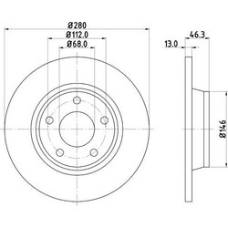 Ferodo DDF759C - ΔΙΣΚΟΠΛΑΚΕΣ ΕΜ Audi A4 - 9.97
