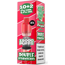 Liquideo Wpuff Refill Pod 10+2ml Double Strawberry Default Title