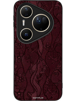 Sonique Diva Series Θήκη Βουργουνδί Δαντέλα (Huawei Pura 80 Ultra)