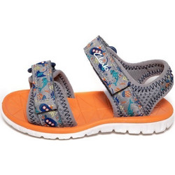 Clarks Surfing Tide Παιδικά Πέδιλα για Αγόρι Γκρι 26172434