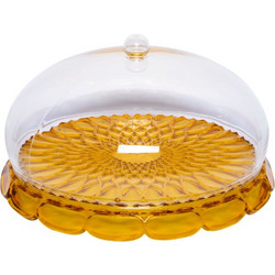 Guzzini VANITY Cake Serving Set Saffron yellow