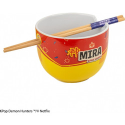 Cinereplicas KPop Demon Hunters Ramen Bowl with Chopsticks Mira Spice Queen CR4421