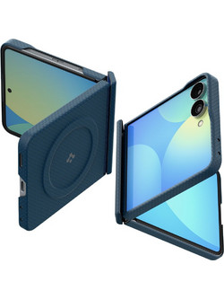 Spigen AirSkin Aramid MagFit Θήκη Κινητού Navy Blue (Samsung Galaxy Z Flip 8)