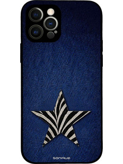 Sonique DIVA Series Θήκη iPhone 12 Pro Denim Zebra