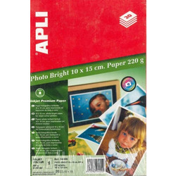 ΦΩΤΟΓΡΑΦΙΚΟ ΧΑΡΤΙ APLI 10x15cm 220gr 20Φ