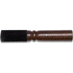 Ξύλινο Ραβδί για Singing Bowl επενδυμένο με μαύρη τσόχα 12X2cm