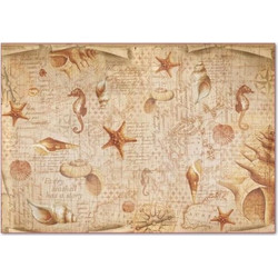 Stamperia Ριζόχαρτο Decoupage 48x33cm Marine Sepia
