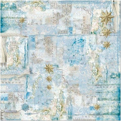 Stamperia Ριζόχαρτο Decoupage 50x50cm Blue Stars Little Stars