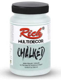 Rich 250ml Χρώμα Κιμωλίας 4608 Turquoise Blue