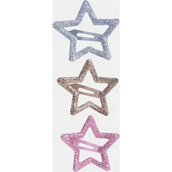 Παιδικά Τσιμπιδάκια Μαλλιών Glitter Stars ΜΠΕΖ