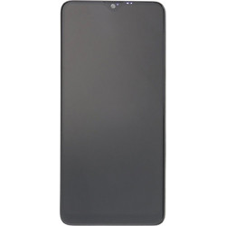 Συμβατή Οθόνη LCD και Μηχανισμός Αφής για Samsung A20s με Πλαίσιο - Μαύρο (OEM)