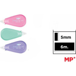 Διορθωτική Ταινία PASTEL Χρώματα MP 6m x 5mm PA467 (τυχαία επιλογή χρώματος)
