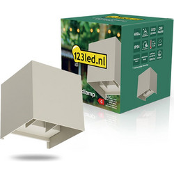 Επιτοίχιο Φωτιστικό Up & Down 123LED Amarillo 1800-2700K IP54 5.5W Sand