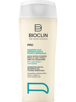 Bioclin Pro Dermatological Shampoo-Oil Itching Irritation, Καταπραϋντικό Σαμπουάν Για Εξαιρετικά Ευαίσθητη Επιδερμίδα με Κνησμό 200ml