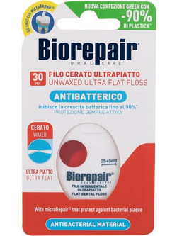 Biorepair Unwaxed Floss Οδοντικό Νήμα 30m