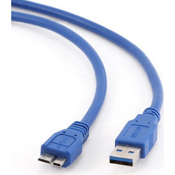 Καλώδιο CABLEXPERT USB 3.0 σε Micro USB BM Plug 1.8 Μέτρα - Μπλε CCP-MUSB3-AMBM-0.5M