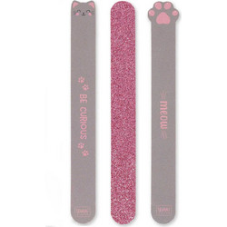 Legami Set of 3 Nail Files - Nails Before Males - Kitty - 8052694024291