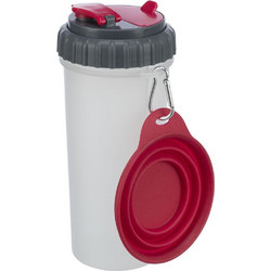 ΔΟΧΕΙΟ ΦΑΓΗΤΟΥ - ΝΕΡΟΥ TRIXIE ΠΛΑΣΤΙΚΟ (2Χ0,35L / 11X23CM)