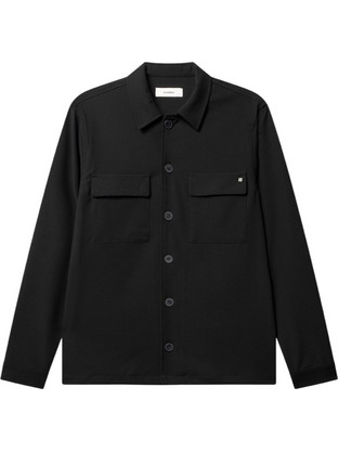 Gabba Togger Push Phin Ανδρικό Πουκάμισο Μακρυμάνικο Overshirt Μαύρο 12358-9999