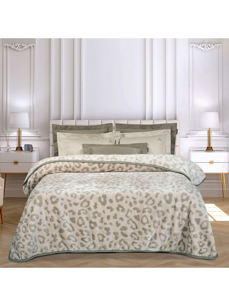 Greenwich Polo Club Κουβερτα Velour Υπερδιπλh Essential 4023 Beige Beige
