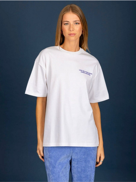 Chaton Coffee T-Shirt White