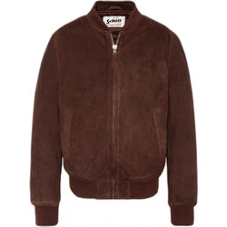 SCHOTT CASUAL SUEDE ΤΖΑΚΕΤ LC3017-DARK BROWN