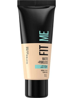 Maybelline Fit Me Luminous & Smooth 110 Porcelain Light Liquid Foundation SPF18 30ml