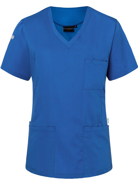 Γυναικεία μπλούζα Slip-on Tunic Essential Short Sl με V-neck σχέδιο KS 66 Karlowsky Royal Blue