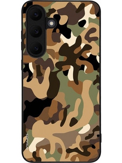 Sonique Camouflage Army Series Back Cover Brown (Samsung Galaxy S25 FE)