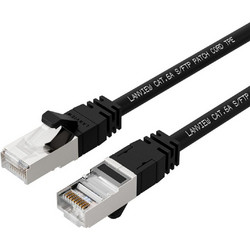 Lanview S/FTP Cat.6a Καλώδιο Δικτύου Ethernet 15m Black LV-SFTP6A15B