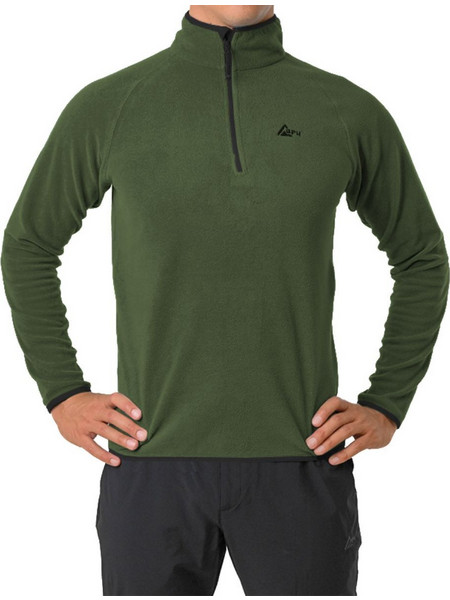 Μπλούζα FLEECE ανδρική API II Half Zip APU Χακί