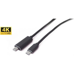 Microconnect USB-C to USB-C 2m Black