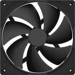 NZXT F140P Case Fan 140mm με Σύνδεση 4-Pin PWM Black