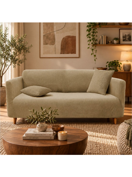 ΚΑΛΎΜΜΑΤΑ ΚΑΝΑΠΈ SOFA COVER 180 - 230 CM WAFFLED SACHA LIN DOUCEUR