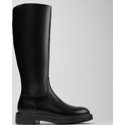 Camper Dean Knee High Boots Leather Black