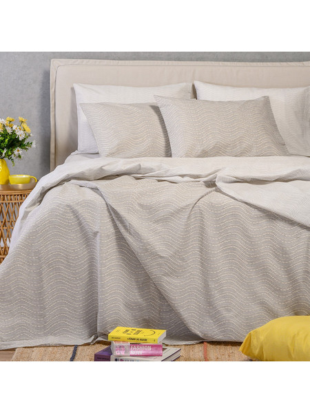 ΠΑΠΛΩΜΑΤΟΘΗΚΗ ΜΟΝΗ MAVERICK LIGHT GREY ULTRA LINE (165X245) MELINEN 165Χ245